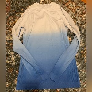 Blue ombré figs under scrub tops size XS